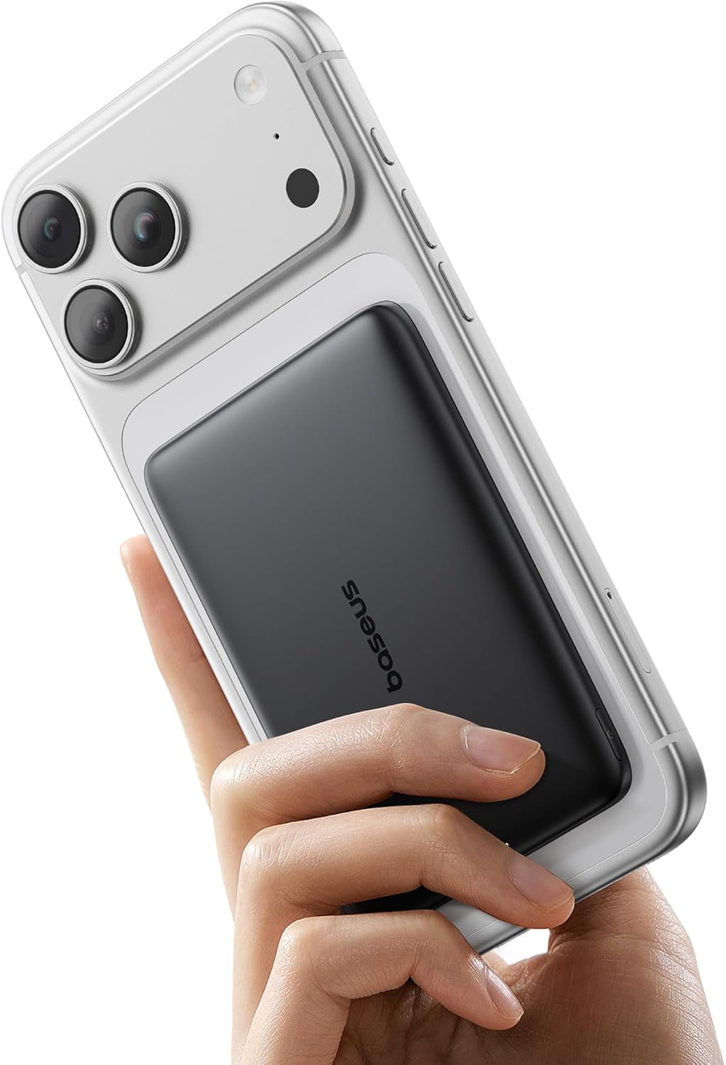 Baseus AM41 モバイルバッテリー 超薄型0.9cm ワイヤレス 5000mAh MagSafe対応 マグセーフ マグネット式 カードサイズ コンパクト PD20w 急速充電 PSE認証済 軽量 小型 iPhone 17 Pro Max/17 Air/16/15/14/13/12 対応