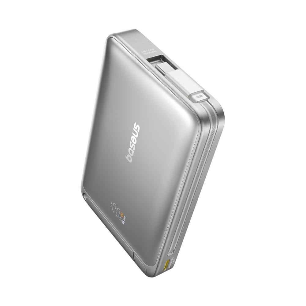 Nomos Qi2 モバイルバッテリー 45W 10000mAh スタンド付き