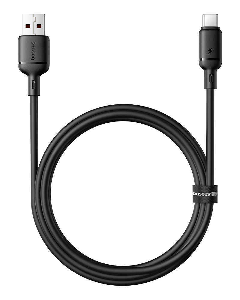 Baseus Silky 充電ケーブル USB-A to C 3A 1m