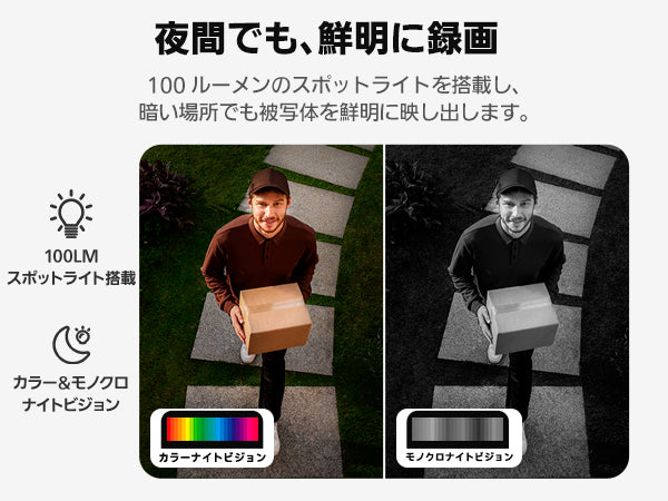 Baseus S1 Lite 屋外用 セキュリティカメラ 2K