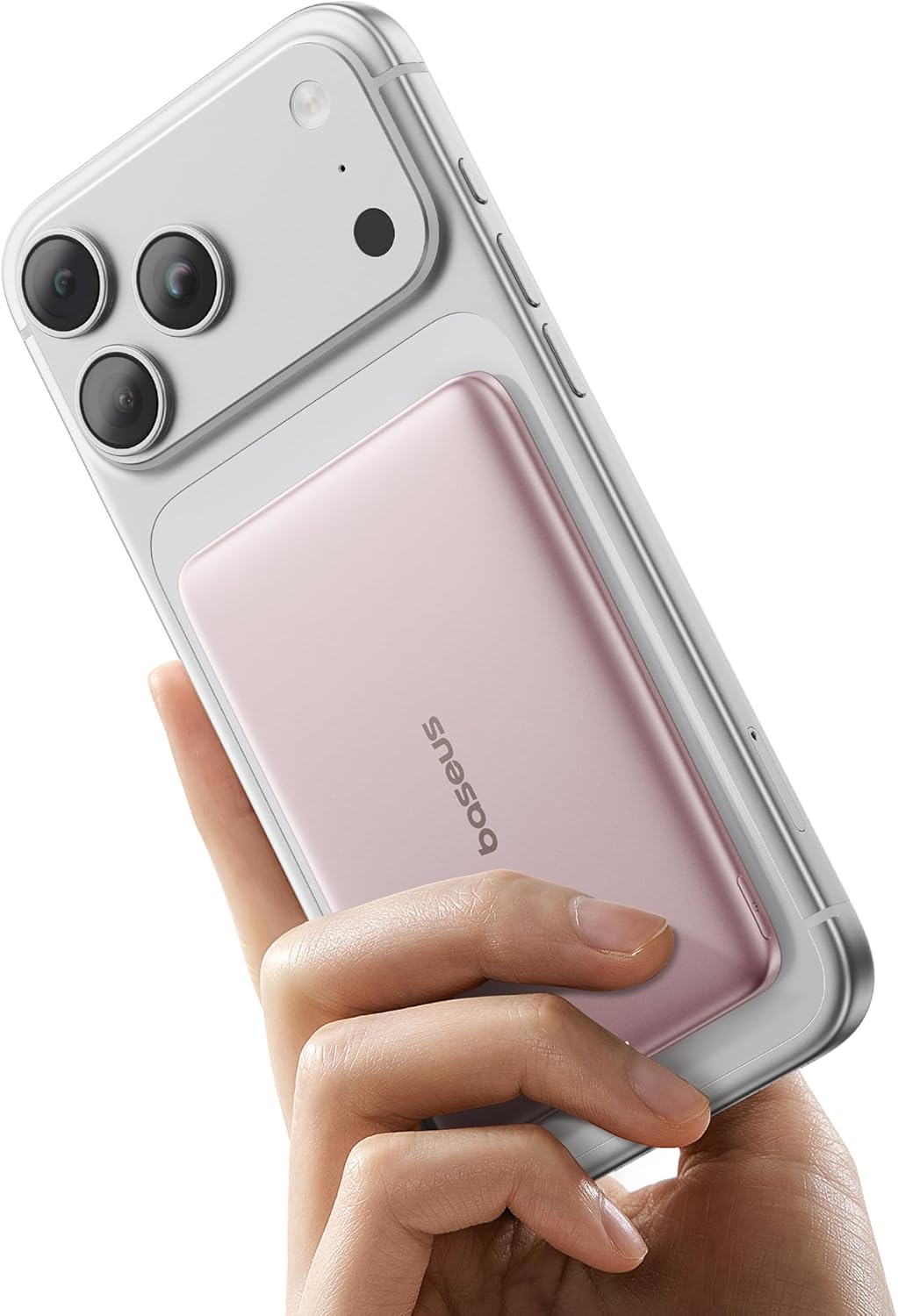 Baseus AM41 モバイルバッテリー 超薄型0.9cm ワイヤレス 5000mAh MagSafe対応 マグセーフ マグネット式 カードサイズ コンパクト PD20w 急速充電 PSE認証済 軽量 小型 iPhone 17 Pro Max/17 Air/16/15/14/13/12 対応