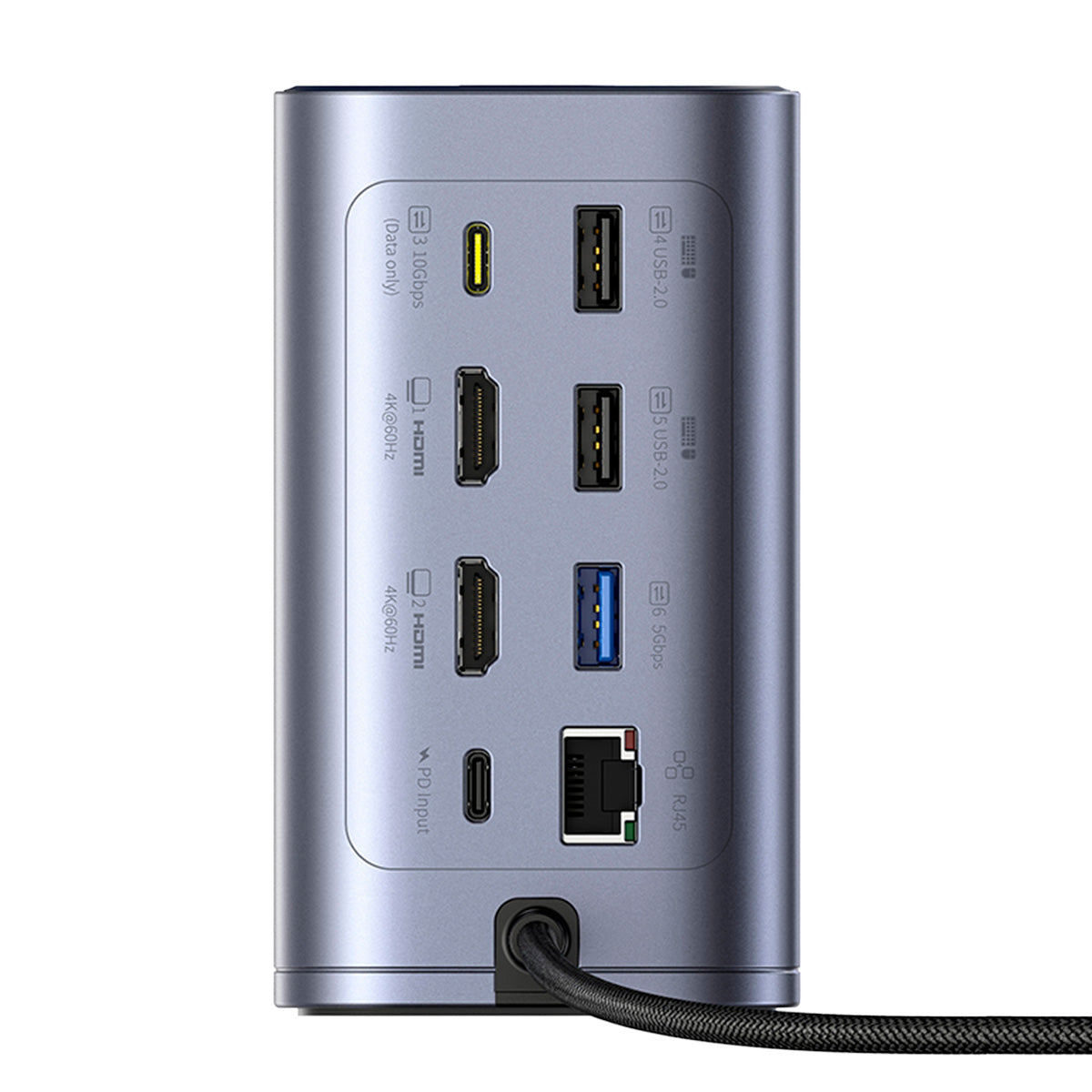 Baseus 12-in-1 ドッキングステーション Nomos NU1 Air Baseus Nomos Win Air 12 in 1 USB C Laptop Docking Station with